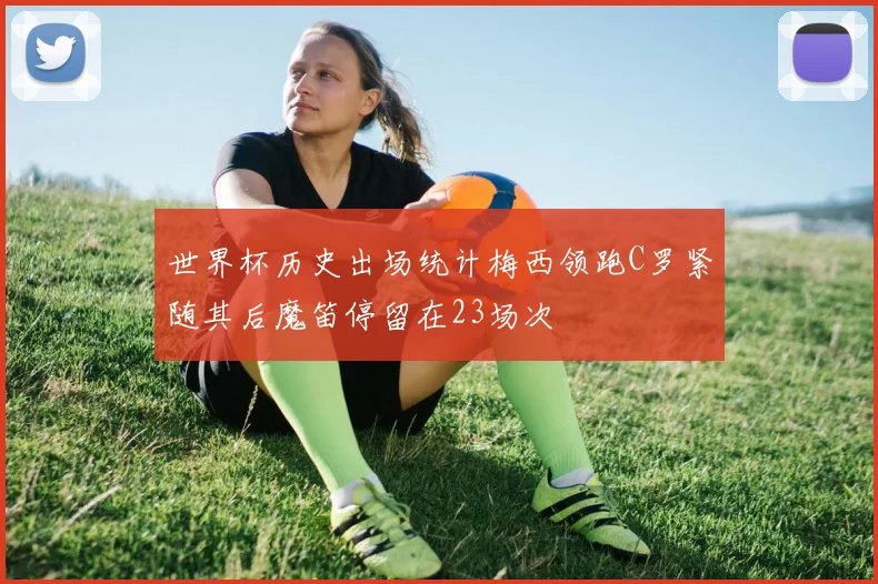 世界杯历史出场统计梅西领跑C罗紧随其后魔笛停留在23场次